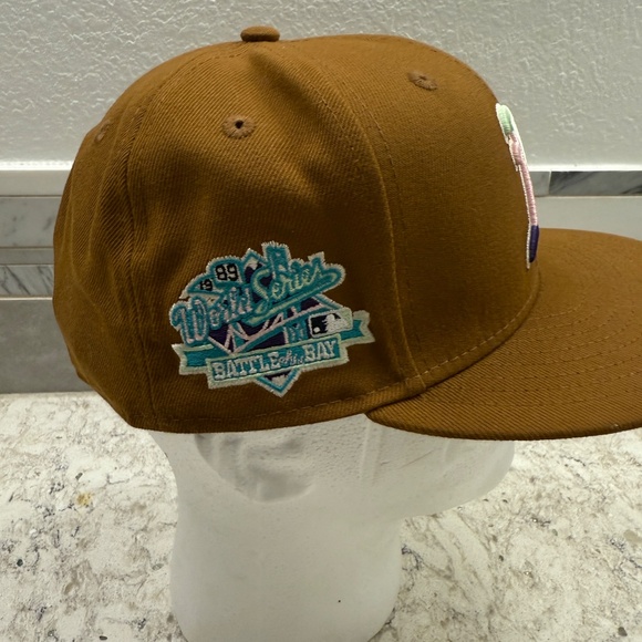 Oakland Athletics New Era Brown Battle of the Bay Hat -cp - Picture 3 of 8